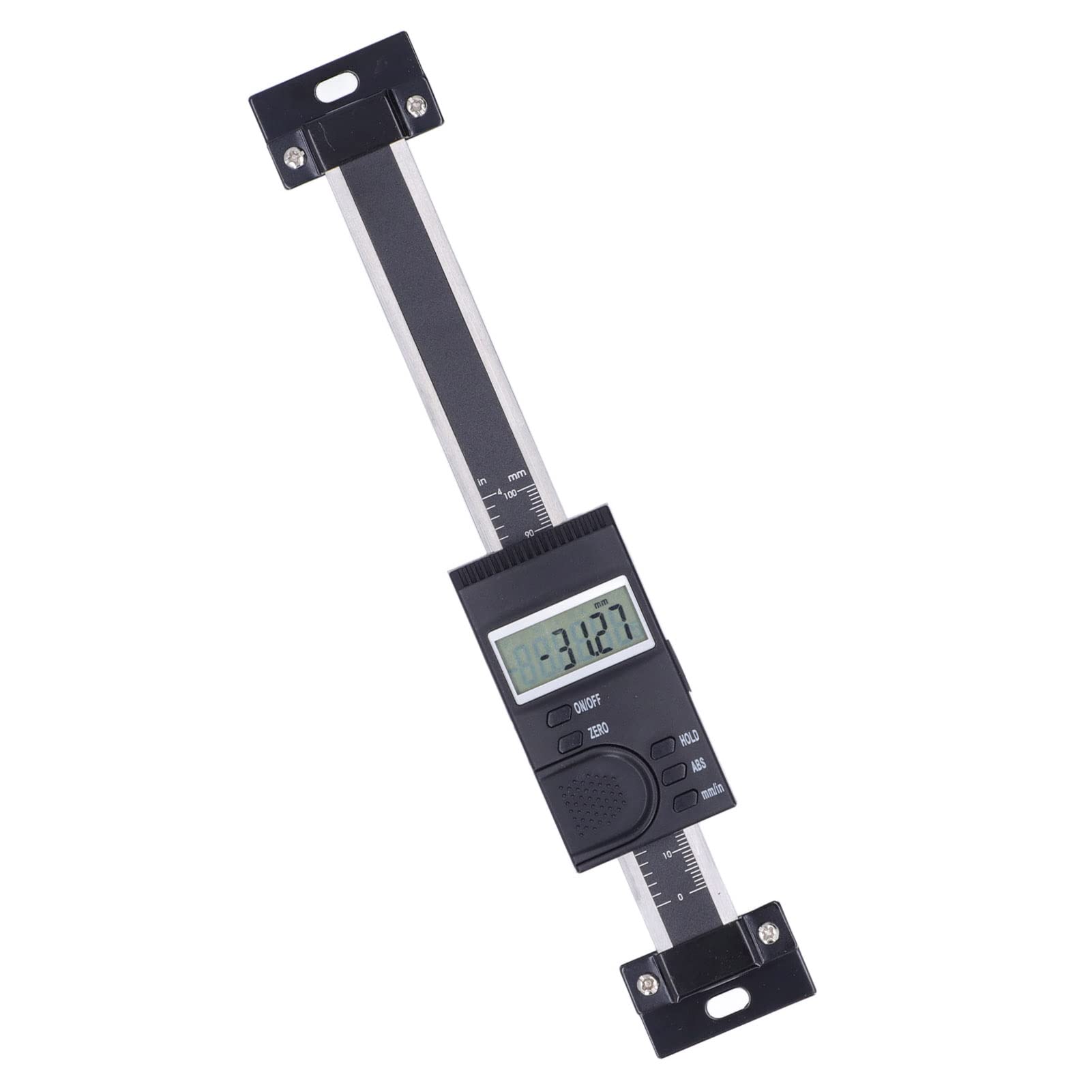 Naroote Suwmiarka Cyfrowa z Noniuszem IP45 Wodoodporna z Wyświetlaczem LCD Dokładne Narzędzie Pomiarowe do Frezarek Stal Nierdzewna 0-300 Mm (0-100mm)