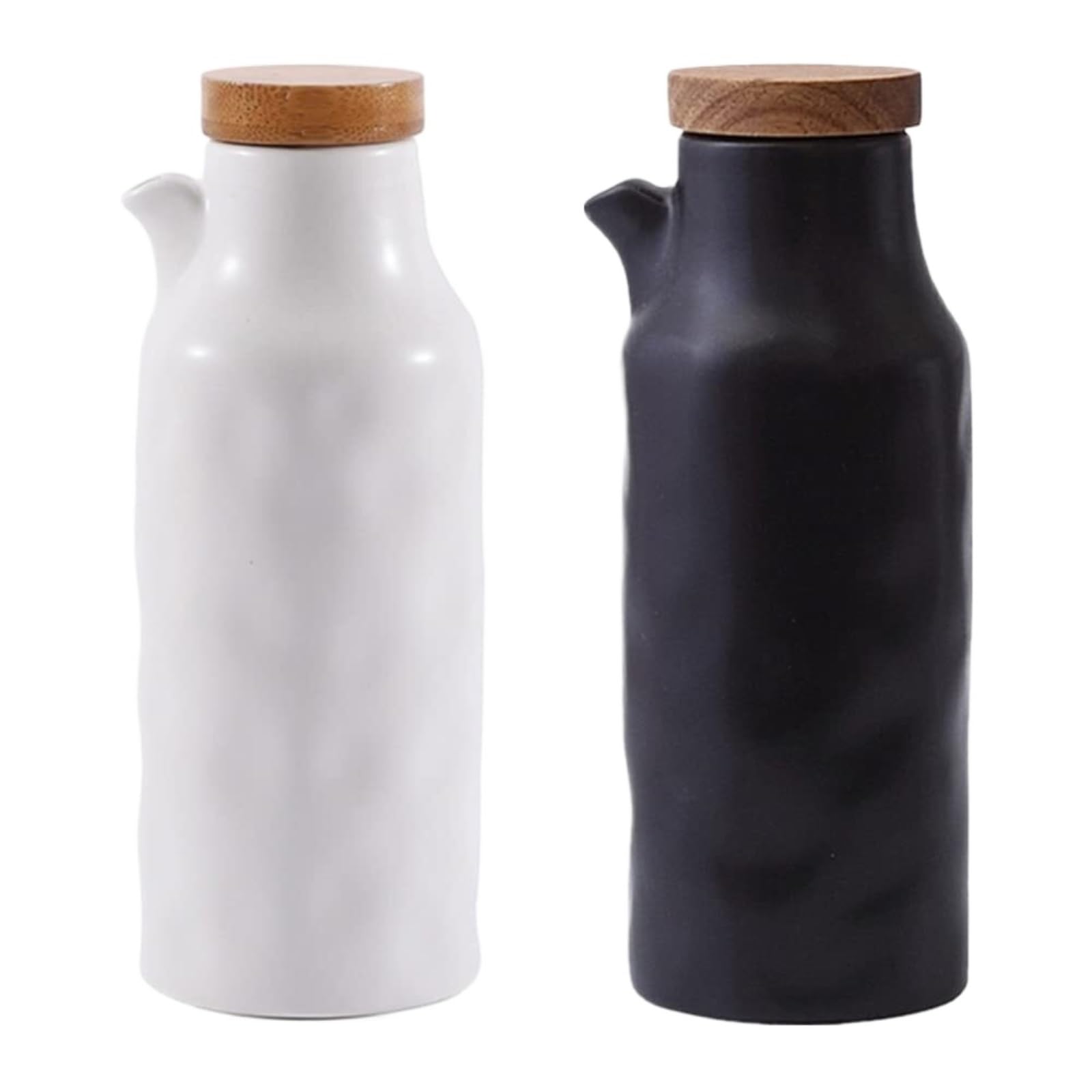 Dispenser per Salsa di Soia Set di Bottiglie di Dispenser for Olio E Aceto in Ceramica, Dispenser for Condimenti Liquidi for Set da Ristorante Contenitore Dell'olio