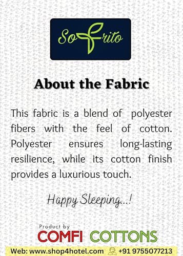 Image of Sofrito Bed Sheet Glace Cotton Striped - 300 TC - Queen (90 inchx108 inch) - with 2 Pillow Cover | Ideal for Hospitals, Clinics, Hostels, PGs, Hotels & Guest Houses | Bahama Blue