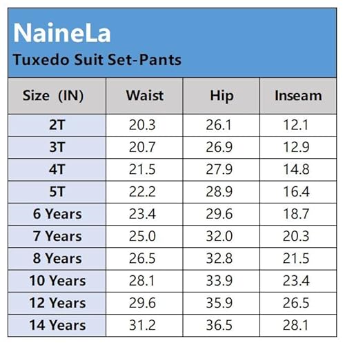 Nainela Toddler Suits,Kids Formal Wear Boys Dress Pants And Vest Set Navy Blue Suit Size 3T #TOP4