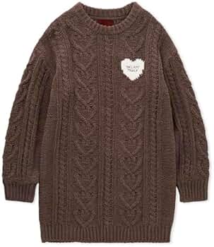 Amazon.co.jp: 【Valentine】ハートアランワンピース PWNO251073BRWF