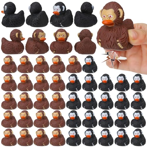 Guiqulai 50pcs Sasquatch Rubber Ducks for Jeep Funny Sasquatch Rubber