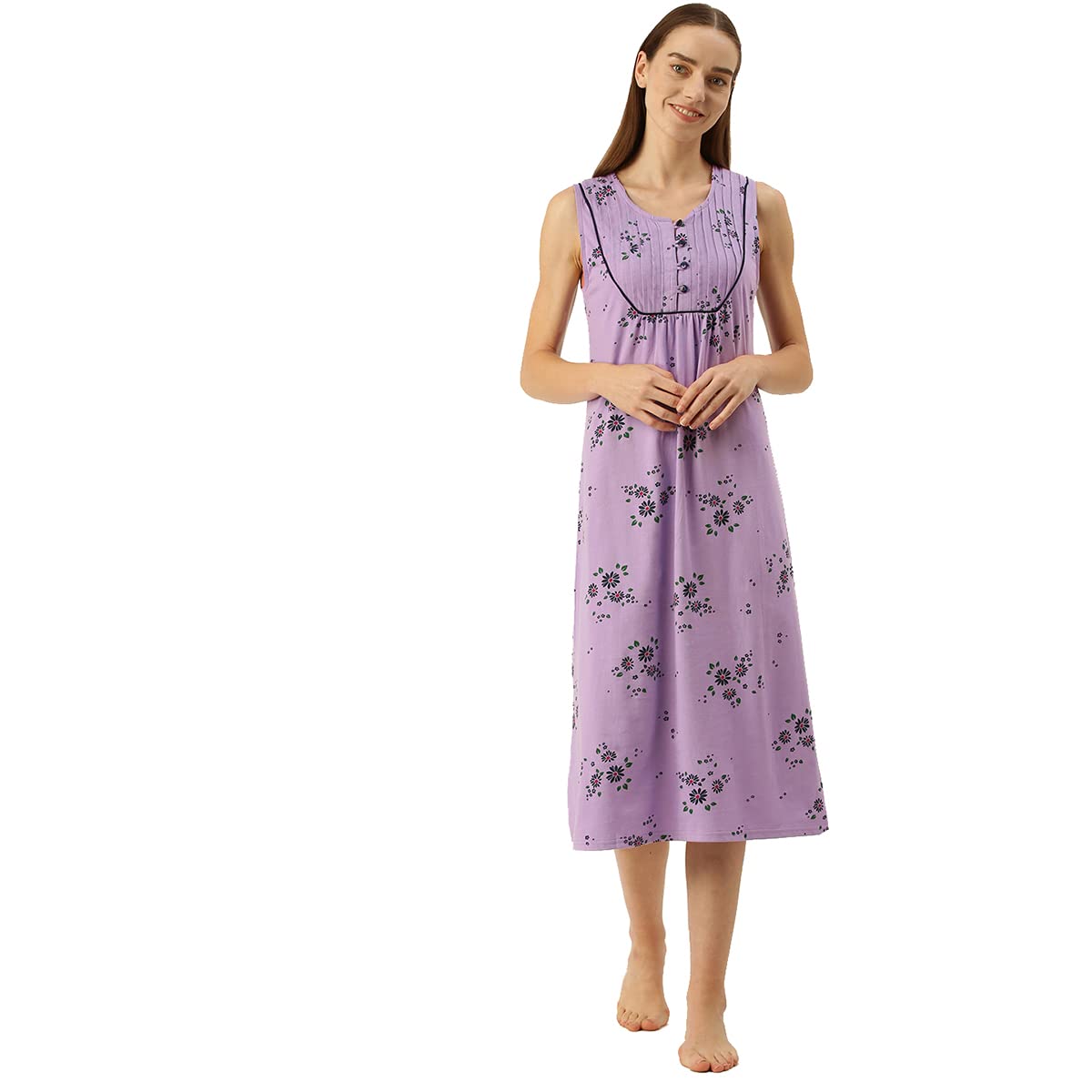 Slumber Jill Lavender Nightdress (Purple ; S)