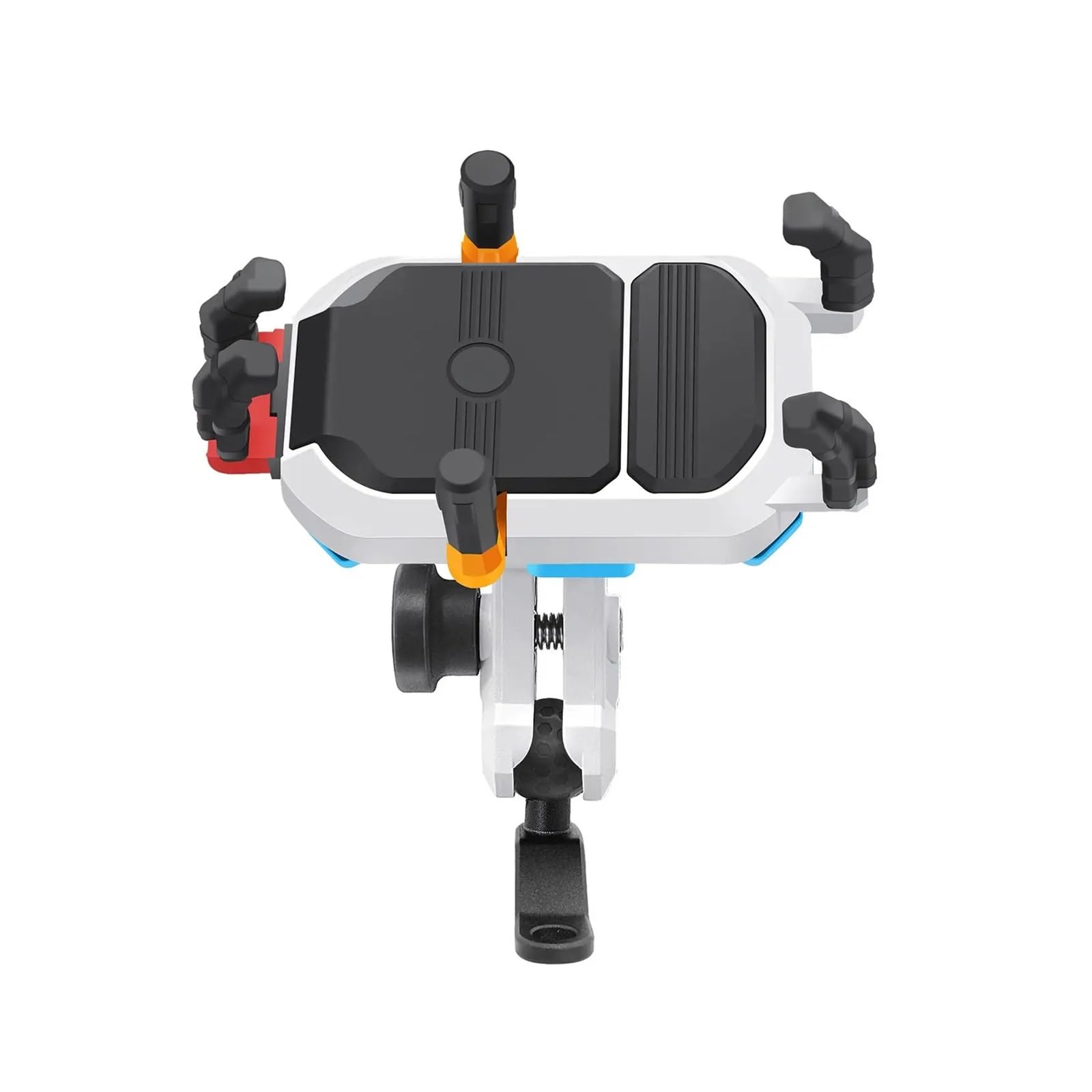 Support Téléphone Moto Support De Téléphone Moto en Silicone Absorbant Les Chocs Support Téléphone Anti-Perte pour Vélo Moto Smartphones 4,7 À 7,2 Pouces Support Telephone Velo