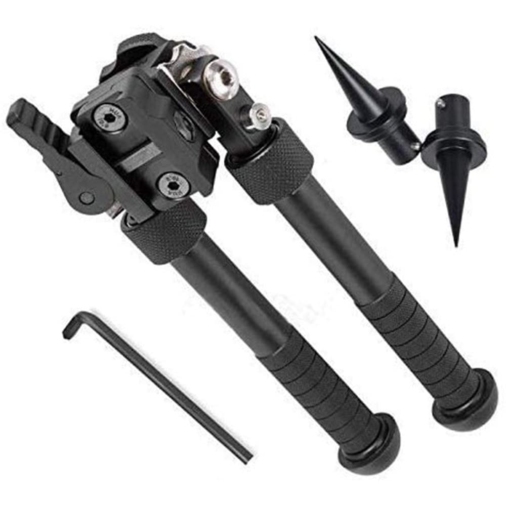 bravovski Tactique V8 Style 6.5″à 9″ Bipied pour Rail latéral MLOK Montage