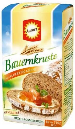 3x AURORA Brotbackmischung bread mix Bauernkruste (German Import)