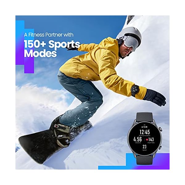 Amazfit GTR 3 Pro Smartwatch Deportivo Frecuencia Cardíaca Sueño Estrés Monitorización de SpO2 - Imagen 5