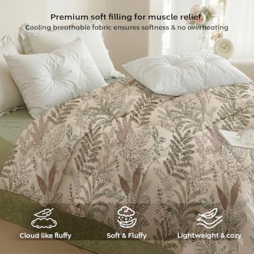 Image of AYKA Reversible AC Comforter 150 GSM Microfiber Summer Blanket Single Bed (60x90 Inches) | Checked Design Cooling Quilt for AC Room | Soft Breathable Duvet Cream & Pink