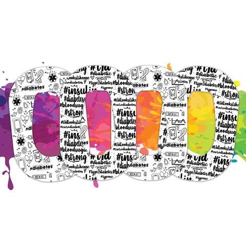 PeelzPatch+ Dexcom G6 Adhesive Tape | 4 Pack | Waterproof 15+ Day Wear Time | CGM Adhesive Tape Patches | Sweatproof & Non-Fraying CGM Tape | Premium Skin-Friendly Overpatches for Sensitive Skin