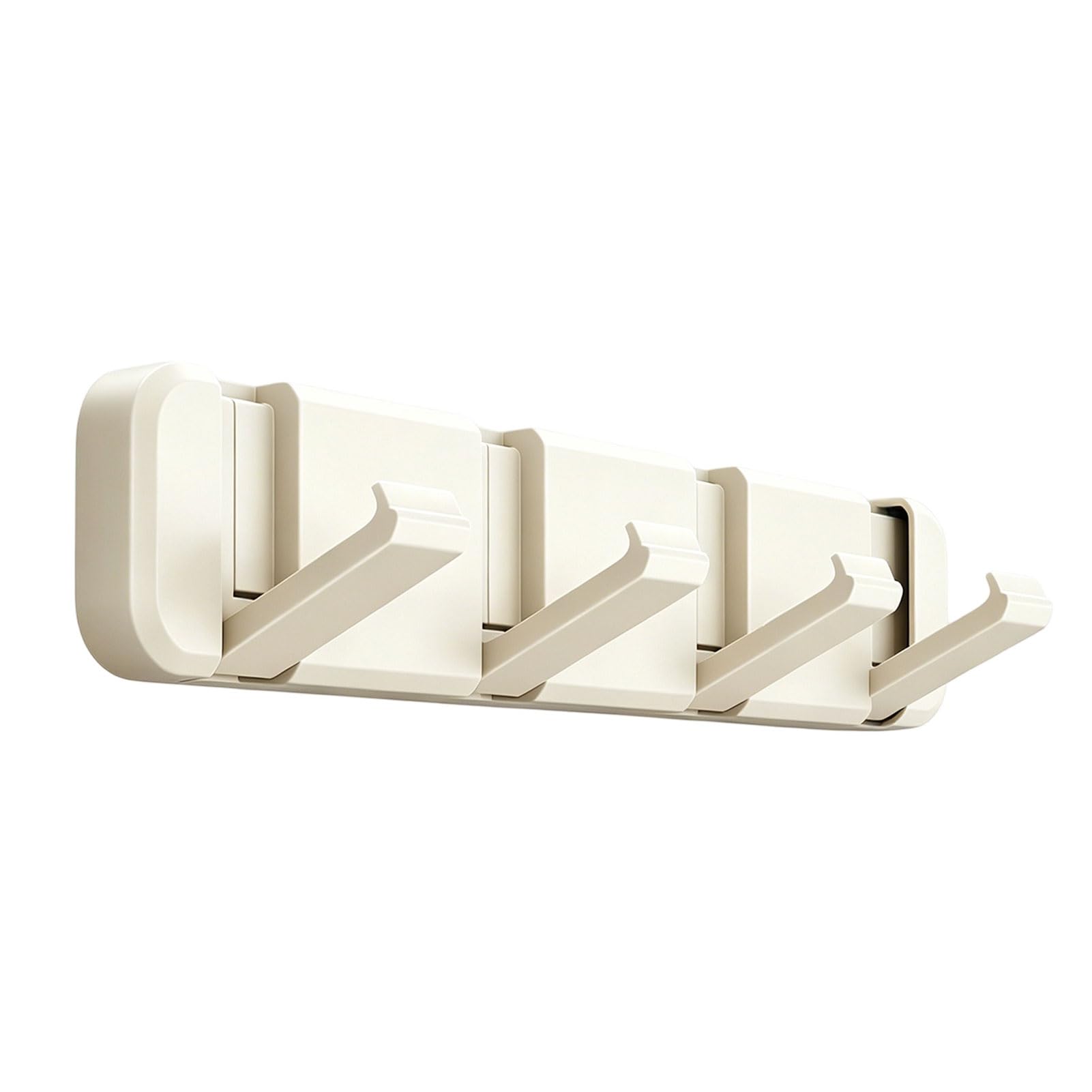 Tuxoiou Over Door Hanger, The Door Hooks, Foldable Coat Hooks, No Drilling Adhesive Coat Hangers for Hanging Coats Hats Keys D