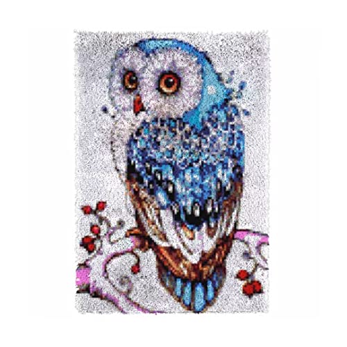 ROCKY&CHAO Latch Hook Kits for Kids and Adults DIY Latch Hook Rug Kit, Cross Stitch Rug Making Kit