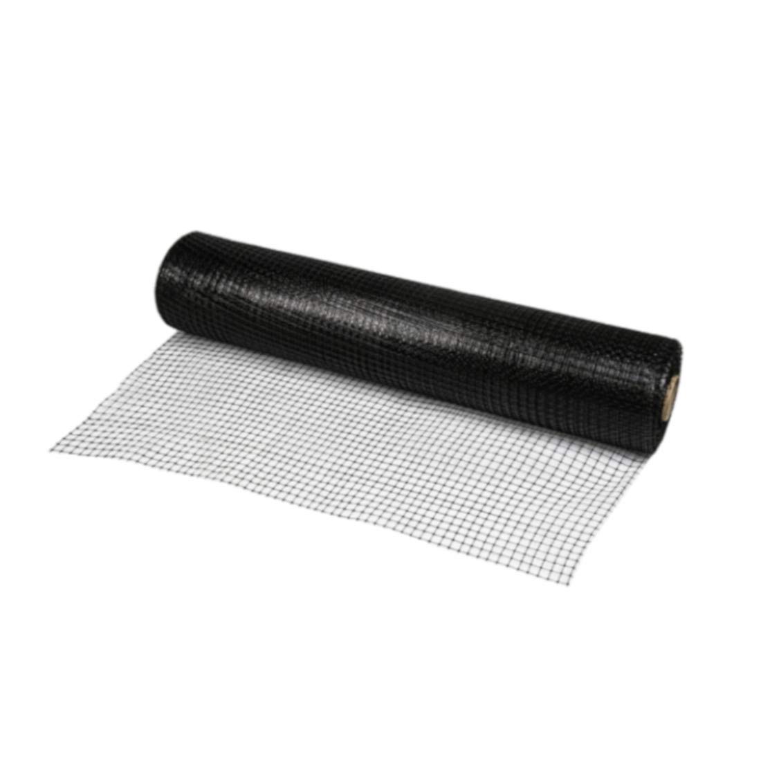 Bradas AS-UN10200BK 200 m² ochrona przed molami, ochrona przed ptakami, siatka do ochrony stawu, czarna, 2000 x 100 x 0,19 cm