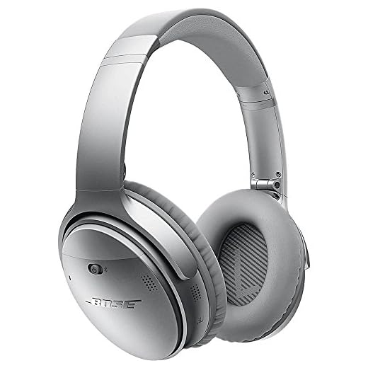 Bose QuietComfort 35 (Series I) Wireless Headphones, Noise Cancelling - Silver