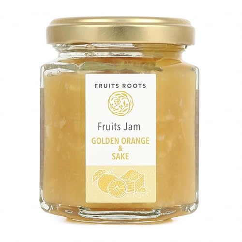 フルーツルーツ フルーツ ジャム ゴールデンオレンジ & 日本酒 砂糖不使用 無添加 国産 ギフト可 FRUITSROOTS