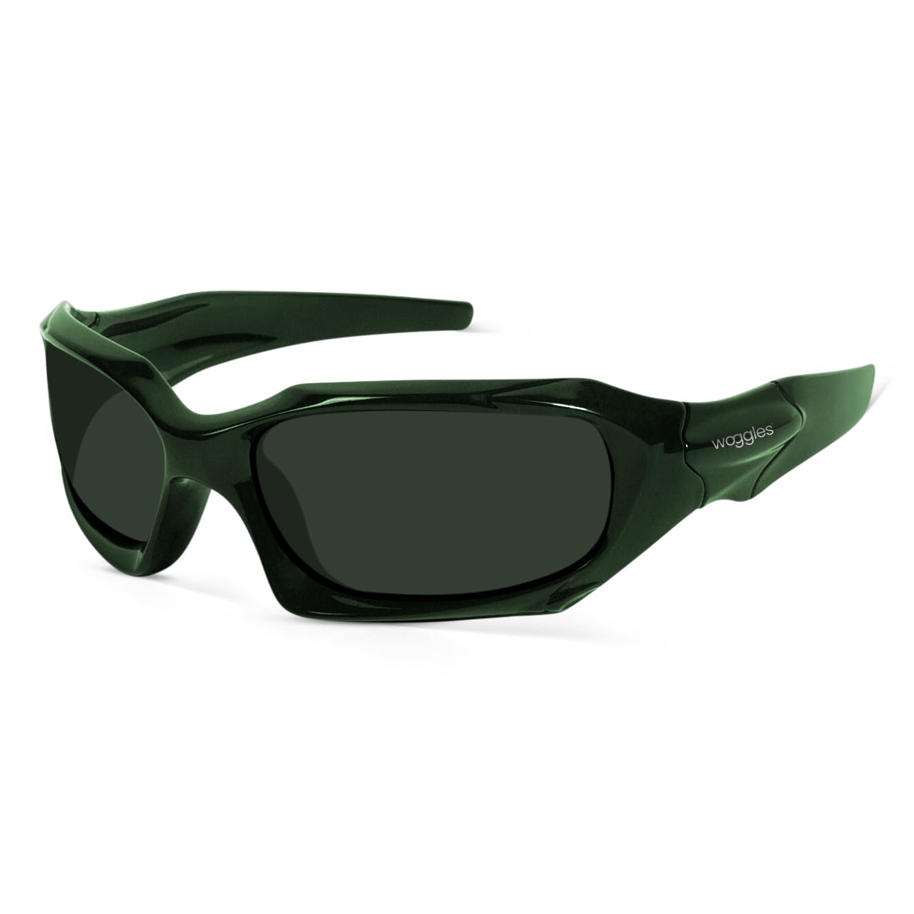 Full Rim Rectangular Branded Latest and Stylish Sunglasses |Polarized and 100% UV Protected |Unisex | Medium | Lens: Green Frame: Green