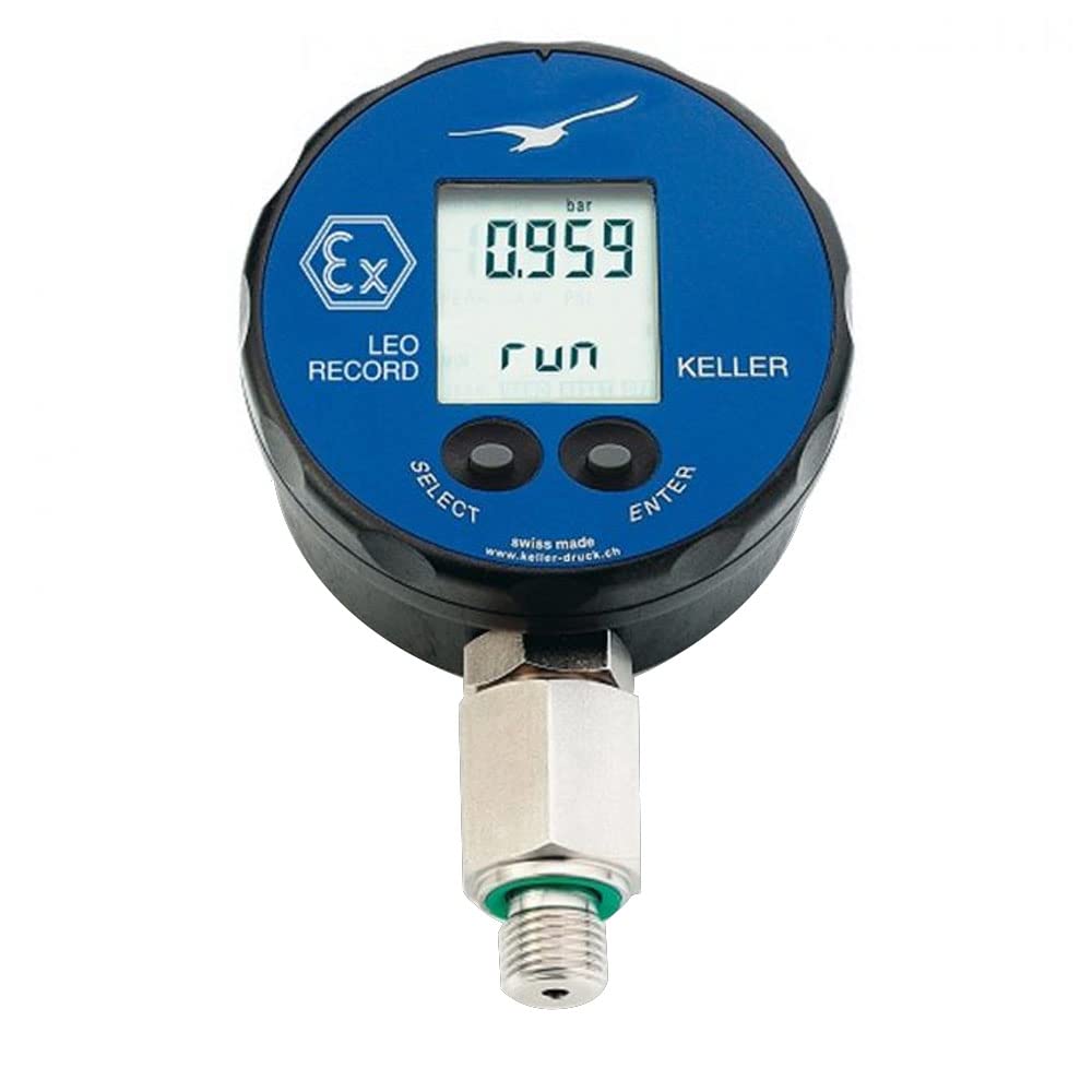 Digital Manometer with Record Function for Hazardous Area Installations Model Keller Leo