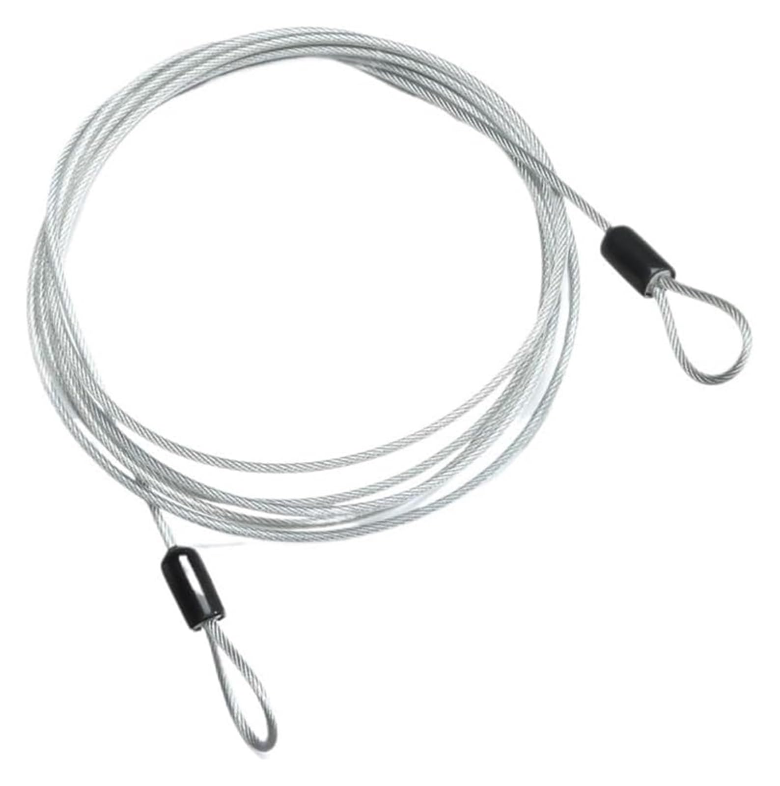 Giveduno Transparent-2 Meters Bicycle Lock, Bicycle Steel Cable Lock Road Bike Security Multicolor