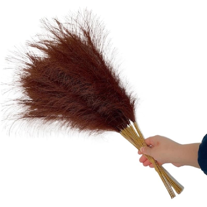 Pampas Grass Large Fluffy Artificial Decorativa miniatura 1