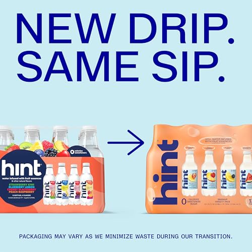 Image of Hint Fruit-Infused Bottled Water, Smashup Flavored Variety Pack - Purified Water Beverages with Zero Calories, Natural Flavors, and Sugar Free - 16 Fl Oz (Pack of 12)