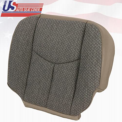 2003-2007 for Chevy Silverado Work Truck Driver Side Bottom Cloth Seat Cover Tan - Image 6