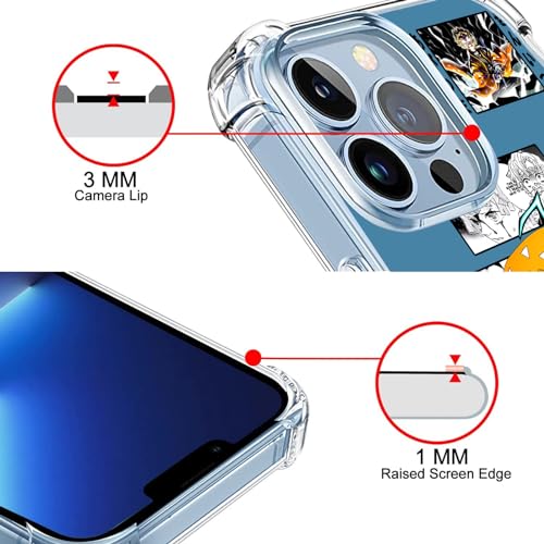 Coque iPhone 15 Pro Max transparente protège des chutes motif anime - 3