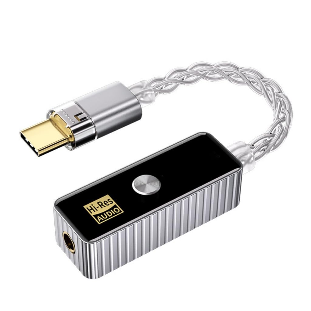 Adattatore audio digitale HiFi per cuffie di tipo C per smartphone, PC e computer portatili