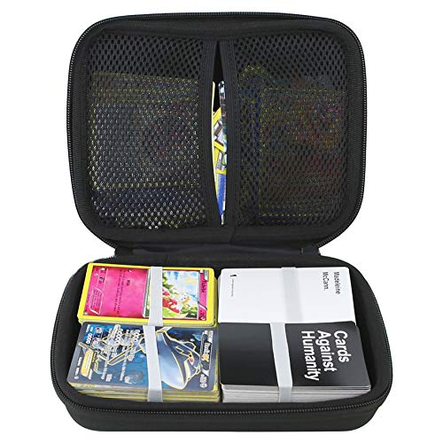 Preisvergleich Produktbild YSAGi Tragetasche Hard Travel Protective Shell-kompatibles Kartenspiel Aufbewahrungsetui Für bis zu 500 +. Kompatibles Karten Tragen Tasche für Pokemon Card Game. Angebotene herausnehmbare Trennwand