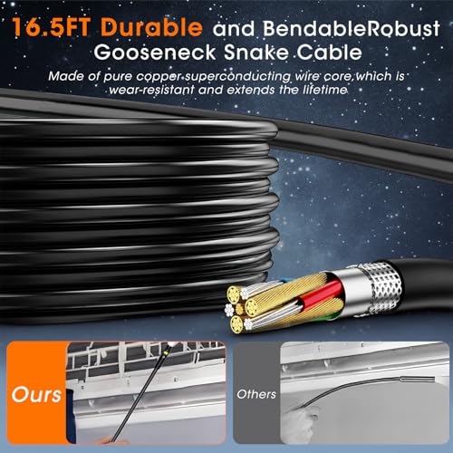 Borescope Inspection Camera with Screen