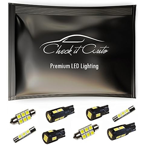 Check it Auto LED Light Kit for 2011+ Kia Optima Interior Reverse Package 11pc Cover