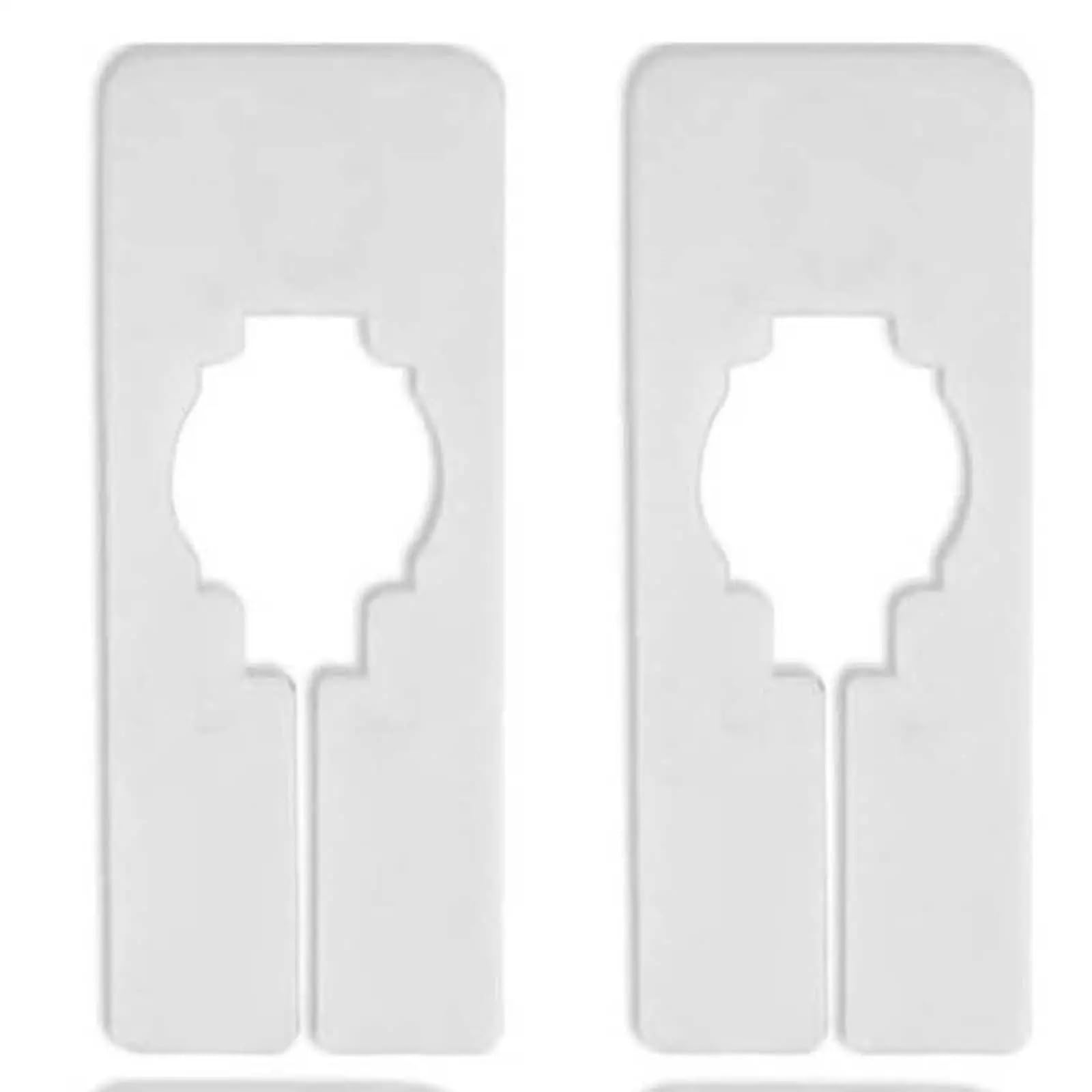 80 PCS Rectangular Closet Dividers Writable Reusable Wardrobe Hanger Clothing
