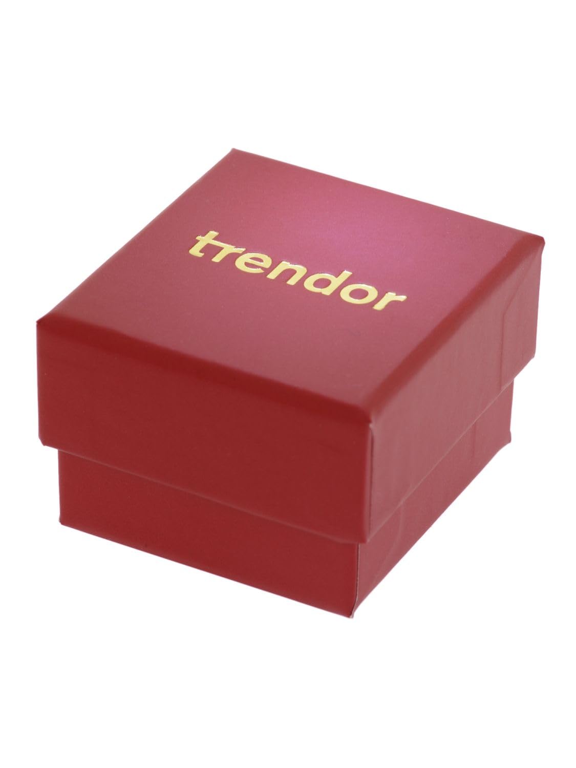 trendor Damenring Gold 333/8K Zirkonia-Ring 68452 | elegantes Schmuckstück für Frauen, zauberhafte Geschenkidee und tolles Accessoire,