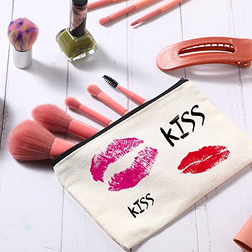 Image of Reginary 80 Pack Canvas Zipper Makeup Bags Bulk Pencil Pouches Blank DIY Craft Canvas Cosmetic Bag Pouch with Zipper for Makeup Cosmetic Toiletry Stationary Storage(Natural and Black Zippers)