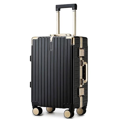 YYW 20" Aluminium Frame PC Suitcase TSA Lock Quiet Wheels