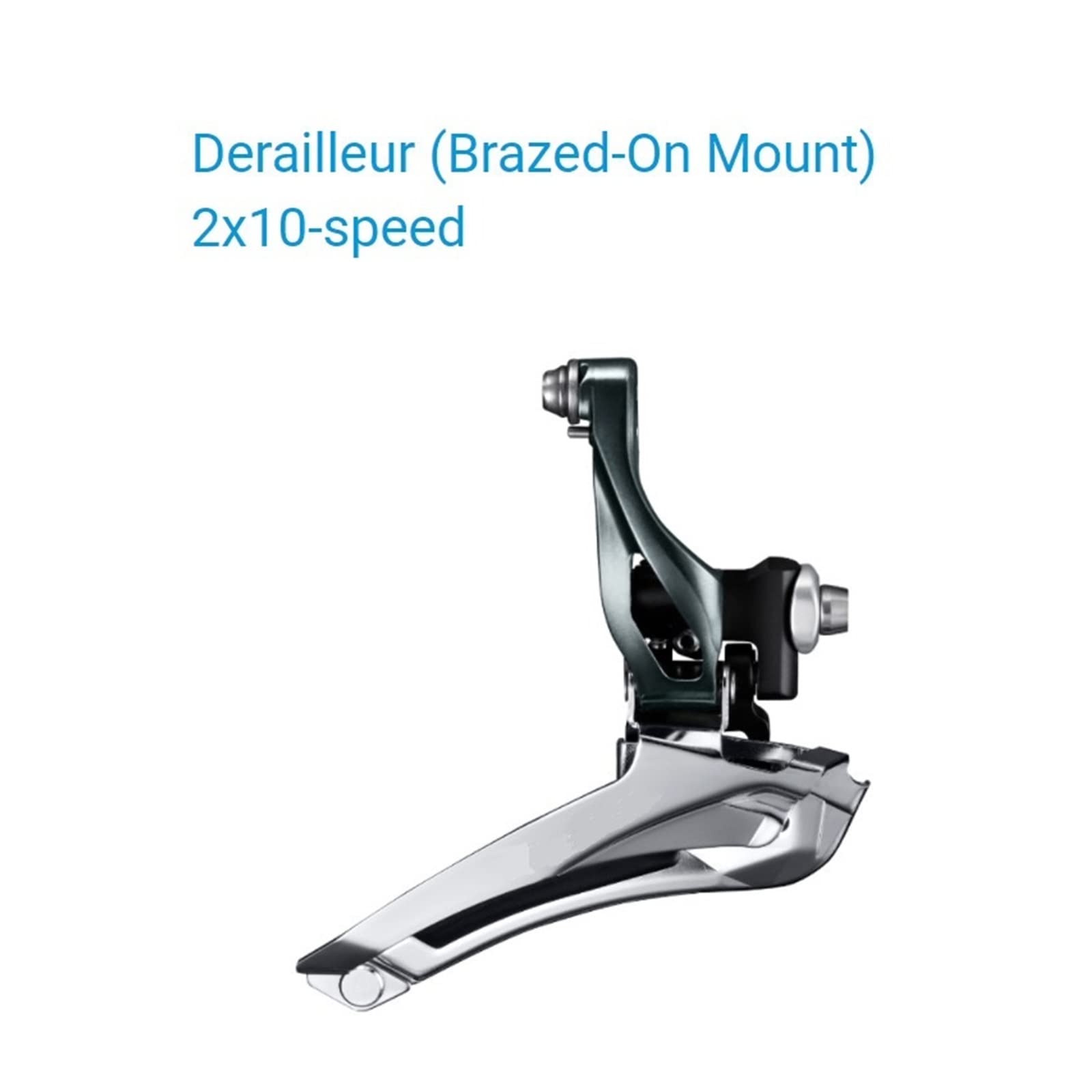 TRUSTTWO Misura for 4700 Deragliatore Anteriore FD-4700-F Brasato su Mount Road 2x10 velocità Bici da Strada della Bicicletta 10S 10V 4600 5700 The New