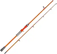 Vara de pesca ultraleve 1,65 m/1,8 m, fibra de carbono, 2 seções para água doce e água do mar, surfe, vara de pesca