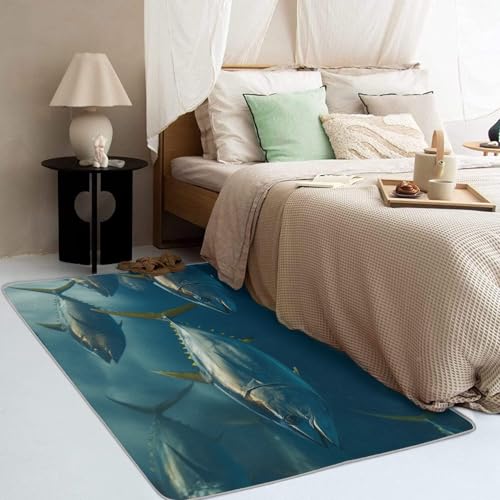 Tapete Decorativo Efvrysm 91x61 cm, Bajo Pelo, Antideslizante miniatura 2