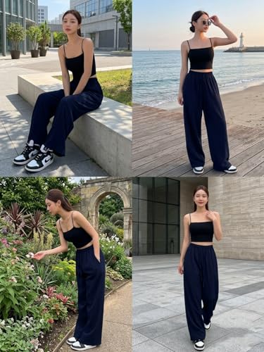 Image of GRECIILOOKS Women Trousers for Women | Women Trousers | Women's High-Waisted Pant | Women Trousers Pants | Korean Trousers for Women