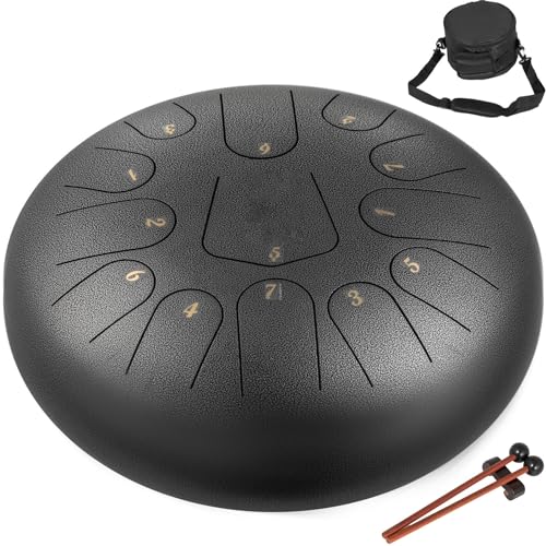 Steel Tongue Drum con 13 Notas y Baquetas miniatura 5