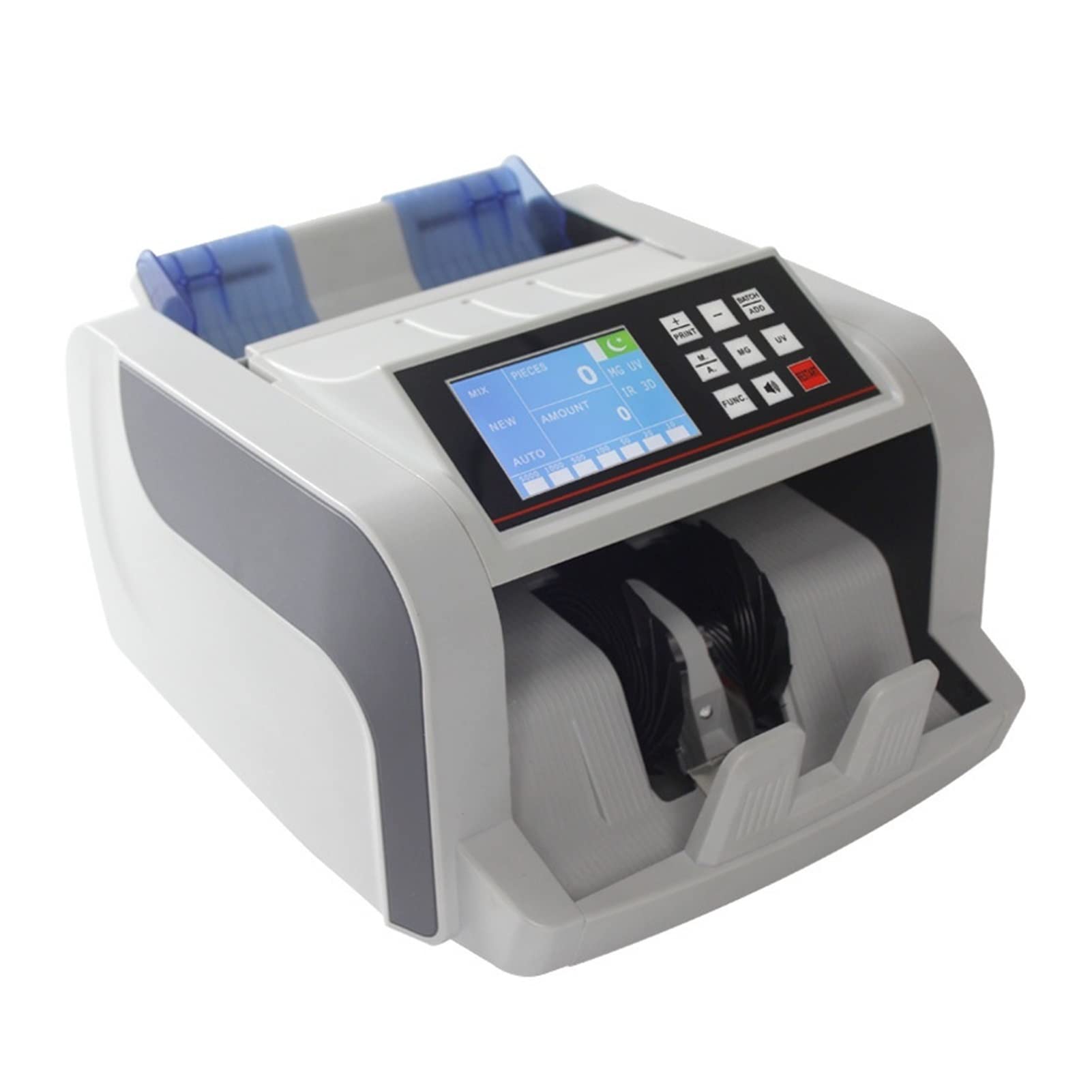 Rilevatore di note false con banco di denaro da 2820p PKR USD EUR Bill Counter Pakistani Rupee Money Counting Machine