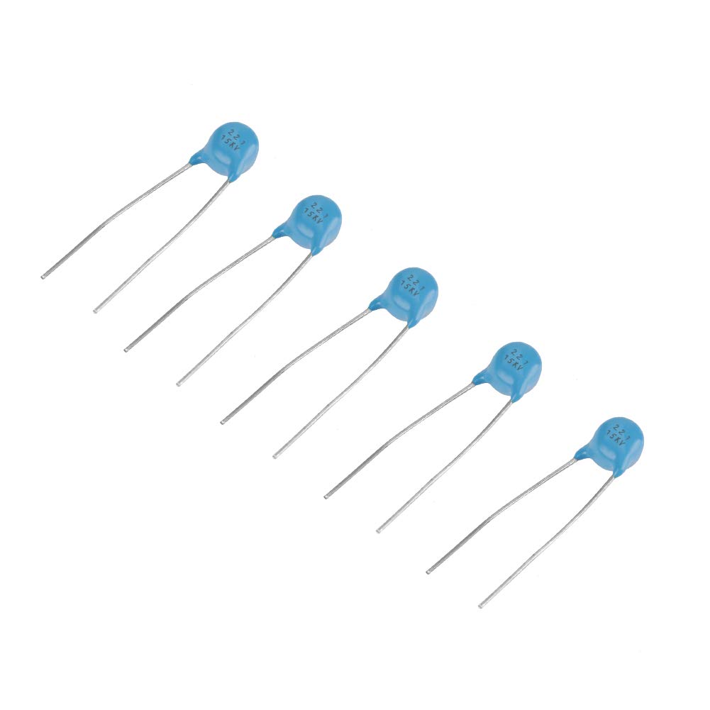 Condensador de 20 piezas de 15000 V, condensadores cerámicos, kit de condensadores, condensadores cerámicos monolíticos de alto voltaje, for profesionales o entusiastas de la electrónica. suministros