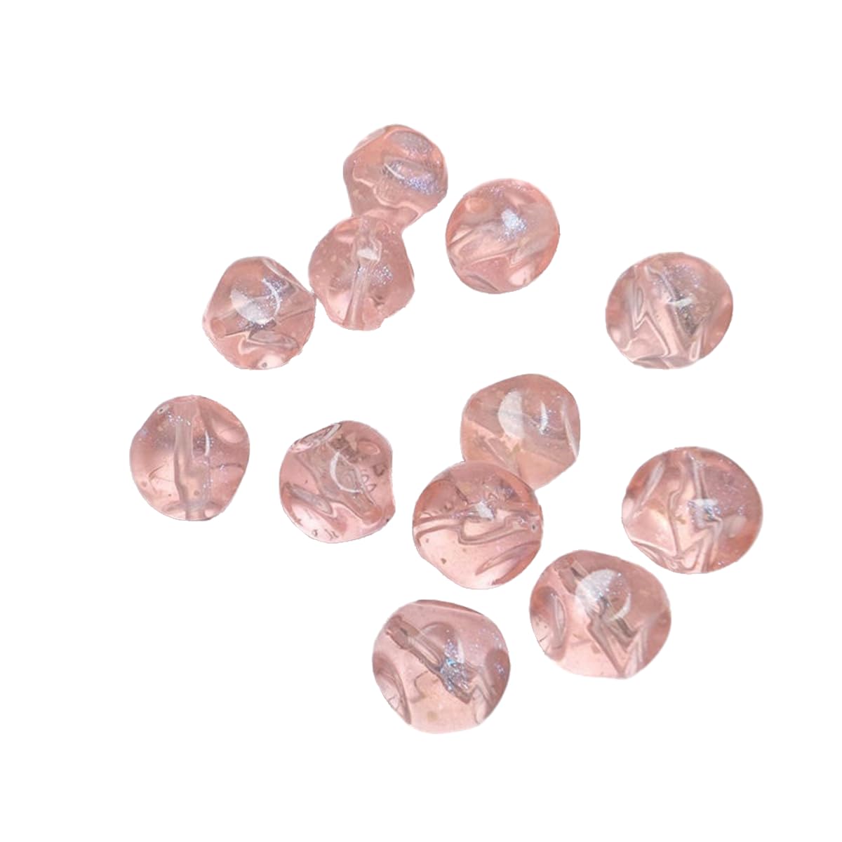 NANZU Perline Rotonde acriliche di Colore Frutta da 17 mm 180 Pezzi per la creazione di Gioielli con Perline per Capelli Intrecciati
