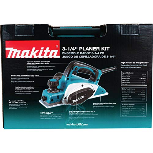 Makita KP0800K 3-1/4-Inch Planer Kit, Blue