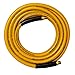 Forney 75410 Air Hose, Yellow PVC with 1/4-Inch Male NPT Fittings On Both Ends, 3/8-Inch-by-25-Feet