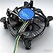 i3/i5/i7 CPU Cooler Aluminum Heatsink Compatible with Intel E97379-003 for LGA1151 LGA1150 LGA1155 LGA1156, with 4-Pin PWM 3.5-Inch Fan for Desktop PC Computer