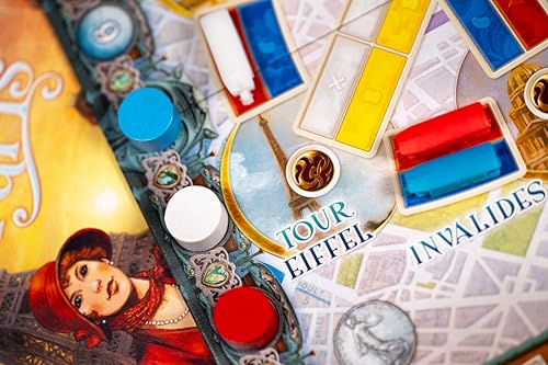 Ticket to Ride Paris juego de mesa miniatura 5