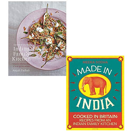Indian Family Kitchen 2 Books Collection Set (Made In India: Cooked In Britain: Recipes From An Indian Family Kitchen,Secrets From My Indian Family Ki