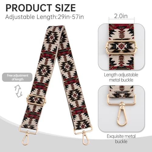 Image of Purse Straps Replacement Crossbody Wide Bag Strap for Purses Adjustable Shoulder Straps for Women Bags