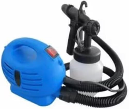 Electric Paint Spray Gun with Hose and Container, Blue