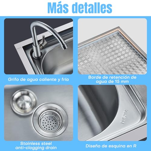 Opiniones de Mueble de Cocina Con Tarja Top 5. 9 Imagen adicional