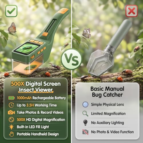 Kids Handheld Microscope Bug Catcher DROPS TO - image 8